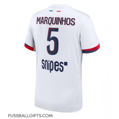 Paris Saint-Germain Marquinhos #5 Fußballbekleidung Auswärtstrikot 2025-26 Kurzarm